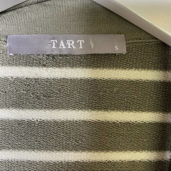 Tart Collection | NEW Stretch Knit Stripe Workwear Career Blazer Size Small - Picture 4 of 6